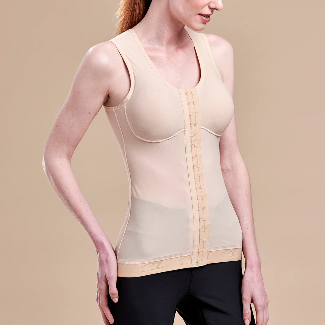Caress Pocketed Camisole with Compression Bodice - Style No. CAR-815P-11 - Image 3