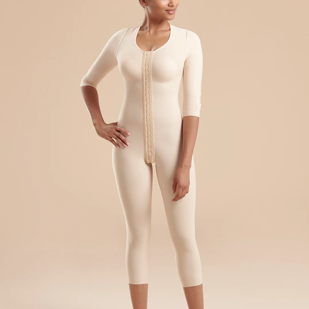 Bodysuit with 3/4-Length Sleeves - Calf Length - Style No. FBBMSM