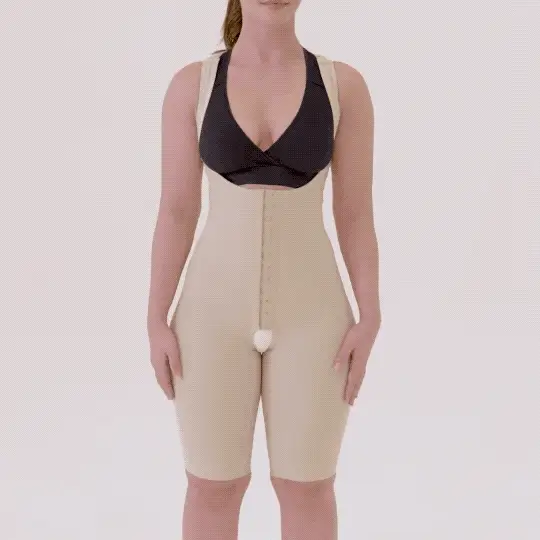 Female Curves Bodysuit with Hidden Reinforcement Panels - Short Length | Style No. FCBHRS - Image 6