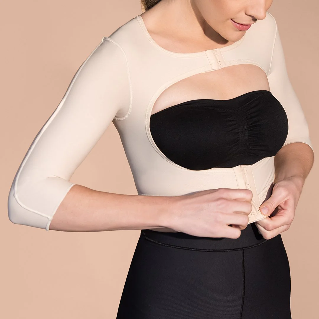 Open Bust Vest - 3/4 Length Sleeves - Style No. FVOM - Image 3