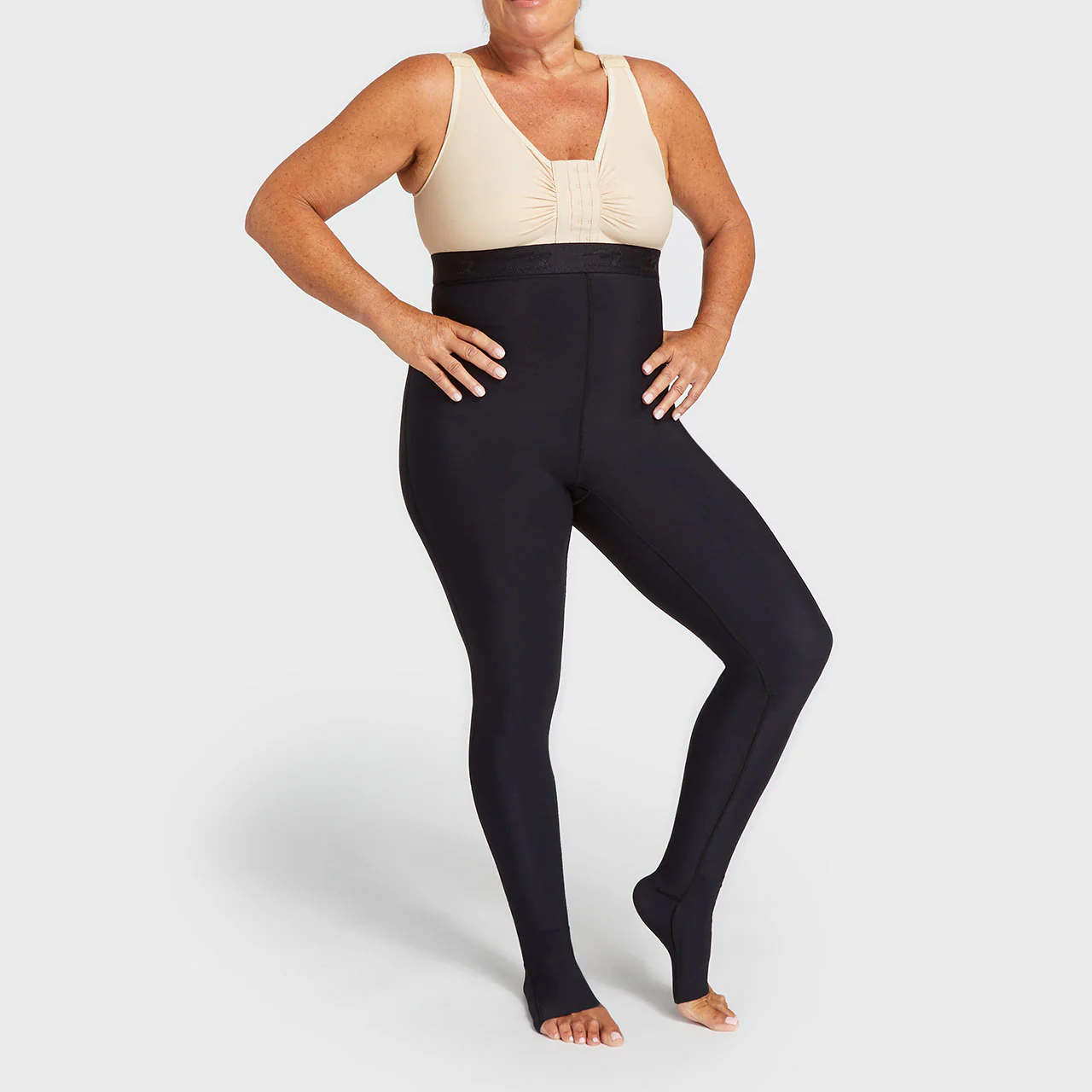 Lipedema Mid-State Everyday Management Legging | 15-20 mmHg | Style No.  LIEMLMS - Image 3