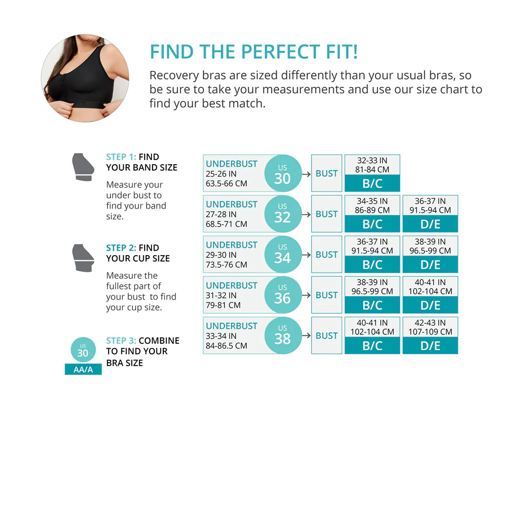Ultra Low Coverage Zip-Front Recovery Bra - Style No. B09Z - Image 4